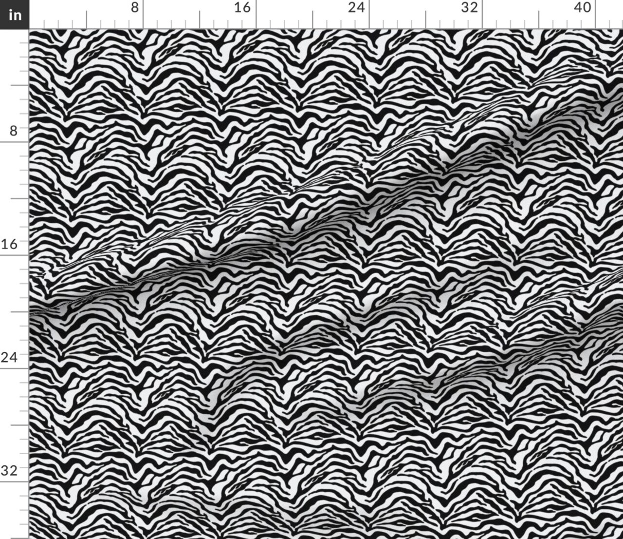Animal Print Zebra Zoo Safari Animals Exotic Maximalist Stripe Abstract Custom Printed Fabric by Spoonflower Various Fabrics by the Yard or Fat Quarter
